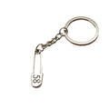 Zinc Alloy Safety Pin Keychain For Bag Charm view 5