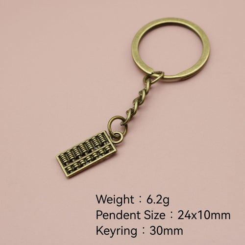 Metal Abacus Keychain Creative Bag Charm Gift