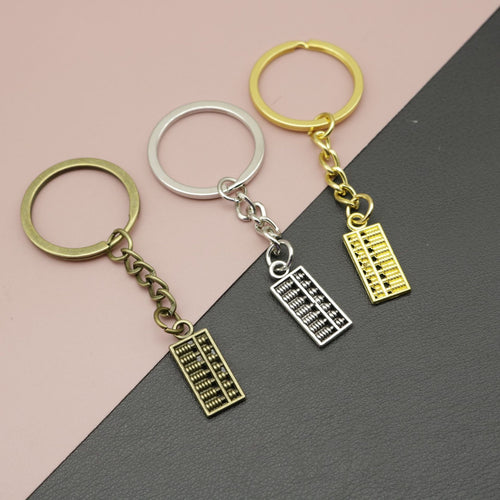 Metal Abacus Keychain Creative Bag Charm Gift