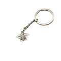 Metal Bee Keychain Minimalist Bag Charm Gift view 5