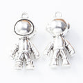 Zinc Alloy Astronaut Charm Pendant No.673393 for DIY Necklace Bracelet Jewelry Making view 2