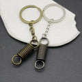Metal Minimalist Spring Keychain Key Ring Gift for Bag view 3