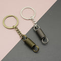 Metal Minimalist Spring Keychain Key Ring Gift for Bag view 1