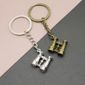 Metal Minimalist Telescope Keychain Bag Charm Gift For Travel view 1