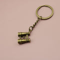 Metal Minimalist Telescope Keychain Bag Charm Gift For Travel view 6
