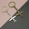 Zinc Alloy Minimalist Airplane Keychain For Travel Gift view 1