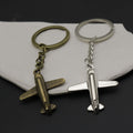 Zinc Alloy Minimalist Airplane Keychain For Travel Gift view 4