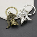 Metal Helmet Keychain Minimalist Bag Charm Gift view 4