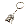 Metal Helmet Keychain Minimalist Bag Charm Gift view 5