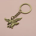 Zinc Alloy Simple Eagle Keychain Bag Charm Gift view 6