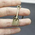 Metal Shovel Shape Keychain Creative Key Ring Gift view 4