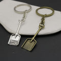 Metal Shovel Shape Keychain Creative Key Ring Gift view 3
