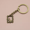Zinc Alloy Simple Rabbit Photo Frame Keychain Bag Charm Gift view 6