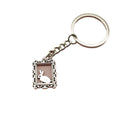 Zinc Alloy Simple Rabbit Photo Frame Keychain Bag Charm Gift view 5