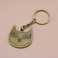 Zinc Alloy Cute Big Cat Keychain Pet Bag Charm Gift view 6