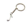 Metal Minimalist Music Note Keychain Bag Charm Gift view 5