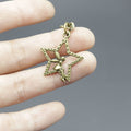 Metal Star Butterfly Angel Keychain For Bag Charm Gift view 4