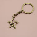 Metal Star Butterfly Angel Keychain For Bag Charm Gift view 6