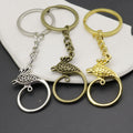 Zinc Alloy Phoenix Ethnic Style Keychain Bag Charm Gift view 3