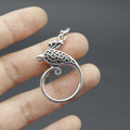 Zinc Alloy Phoenix Ethnic Style Keychain Bag Charm Gift view 4