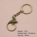 Zinc Alloy Phoenix Ethnic Style Keychain Bag Charm Gift view 2