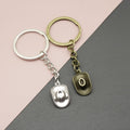 Metal Cowboy Hat Keychain Bag Charm view 1