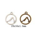 Zinc Alloy Yoga Pose Charm Pendant No.311563 for DIY Necklace Bracelet Jewelry Making view 1