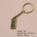 Zinc Alloy Keyboard Keychain Tech Gift Key Ring view 2