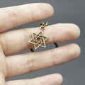 Metal Six-Pointed Star Keychain Minimalist Bag Charm Gift view 3