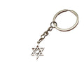 Metal Six-Pointed Star Keychain Minimalist Bag Charm Gift view 5