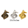 Vintage Alloy Witch Wizard Figure Charm Pendant For DIY Necklace Bracelet Jewelry Accessories view 1