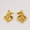 Vintage Alloy Witch Wizard Figure Charm Pendant For DIY Necklace Bracelet Jewelry Accessories view 4