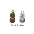 Zinc Alloy Pineapple Charm Pendant for DIY Necklace Bracelet Jewelry Making view 1