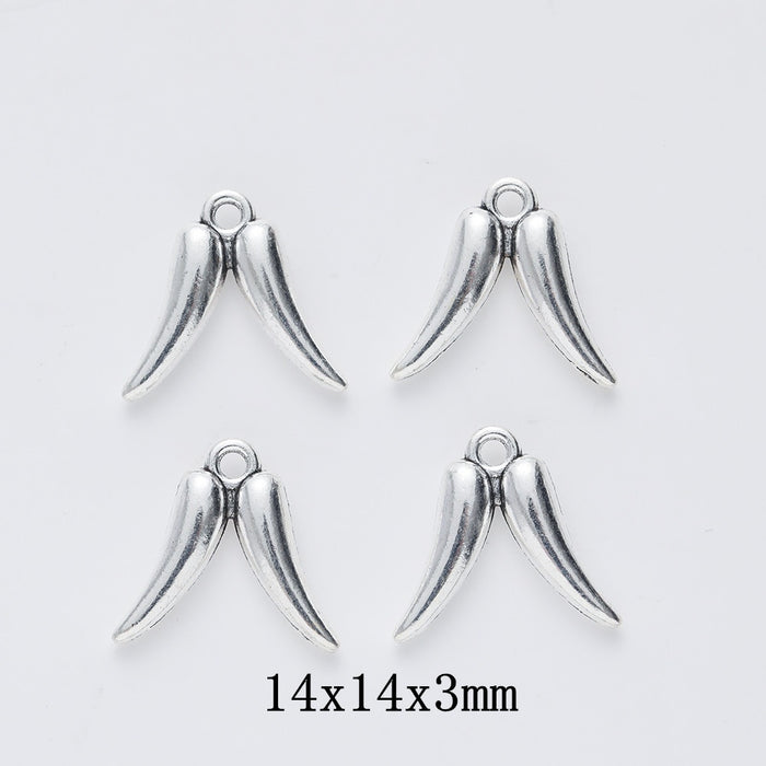 Antique Silver Zinc Alloy Chili Pepper Charm Pendant for DIY Necklace Bracelet Jewelry Making