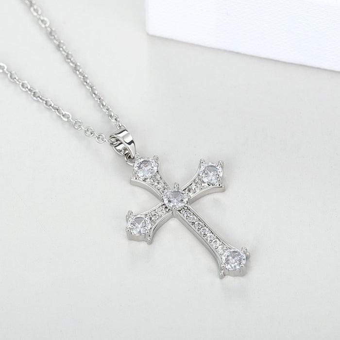 Vintage Punk Style Unisex Pendant Necklace, Personalized Light Luxury Collarbone Jewelry