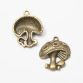 Zinc Alloy Mushroom Charm Pendant No.931674 for DIY Necklace Bracelet Jewelry Making view 3