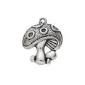 Zinc Alloy Mushroom Charm Pendant No.931674 for DIY Necklace Bracelet Jewelry Making view 2
