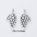 Antique Silver Zinc Alloy Grapes Charm Pendant No.931728 for DIY Necklace Bracelet Jewelry Making view 1