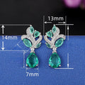 Korean Short Drop Earrings, Delicate Elegant 2024 Summer Fashion Earrings For Women And Socialites view 5