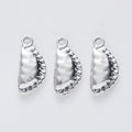 Antique Silver Zinc Alloy Dumpling Charm Pendant No.490044 for DIY Necklace Bracelet Jewelry Making view 2