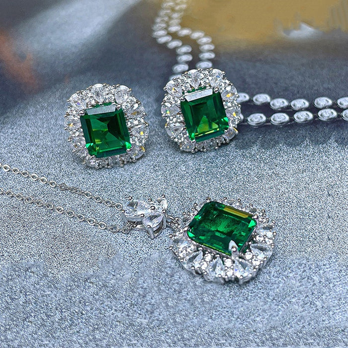 French Palace Style Jewelry Set Queen Necklace Earrings And Ring Set For Women