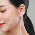 French Light Luxury Faux Pearl Stud Earrings For Women, Elegant Fashion Jewelry view 3