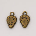 Zinc Alloy Strawberry Charm Pendant for DIY Necklace Bracelet Jewelry Making view 2
