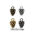 Zinc Alloy Pine Cone Charm Pendant No.949317 for DIY Necklace Bracelet Jewelry Making view 1