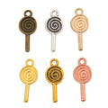 Zinc Alloy Lollipop Charm Pendant for DIY Necklace Bracelet Jewelry Making view 5