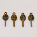 Zinc Alloy Lollipop Charm Pendant for DIY Necklace Bracelet Jewelry Making view 2