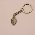 Alloy Leaf Keychain Bag Charm view 6