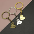 Metal Vintage Heart Shape Keychain Bag Charm Gift view 1