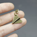 Metal Paper Plane Keychain Bag Charm view 4
