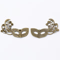 Zinc Alloy Mask Charm Pendant No.127831 for DIY Necklace Bracelet Jewelry Making view 2
